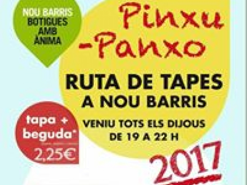 Ruta de Tapes Pinxu-Panxo 2017