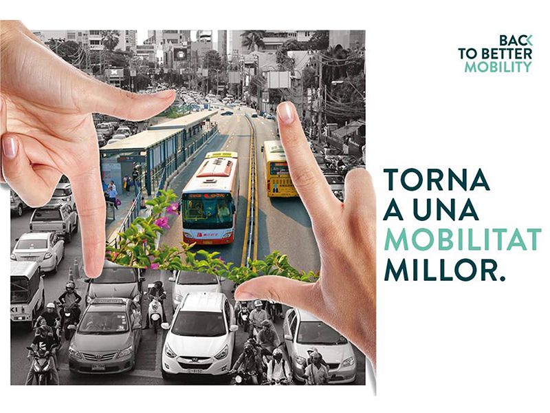 FGC promueve la campaña de la UITP sobre el papel clave del transporte público en la recuperación social, ambiental y económica